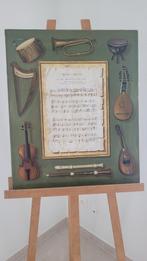 Muziek schilderij, Antiek en Kunst, Ophalen of Verzenden