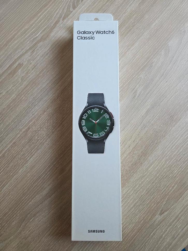 MONTRE SAMSUNG WATCH 6 CLASSIC 47MM NOIR, Bijoux, Sacs & Beauté, Montres connectées, Comme neuf, Android, Noir, Enlèvement