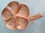 Vintage houten aperitiefschaal, Ophalen of Verzenden