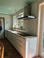 IKEA GLANS RECHTE KEUKEN (630cm)  + 5 AEG ELECTRO, Ophalen, Zo goed als nieuw, Wit