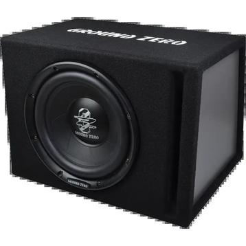 Ground Zero 10 Inch Subwoofer in Gepoorde kist 500 Watt Max beschikbaar voor biedingen