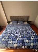 Lit boxsprings, Huis en Inrichting, Ophalen, Gebruikt, Tweepersoons, 190 cm of minder