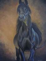 paard portret laten schilderen olieverf, Antiek en Kunst, Ophalen of Verzenden