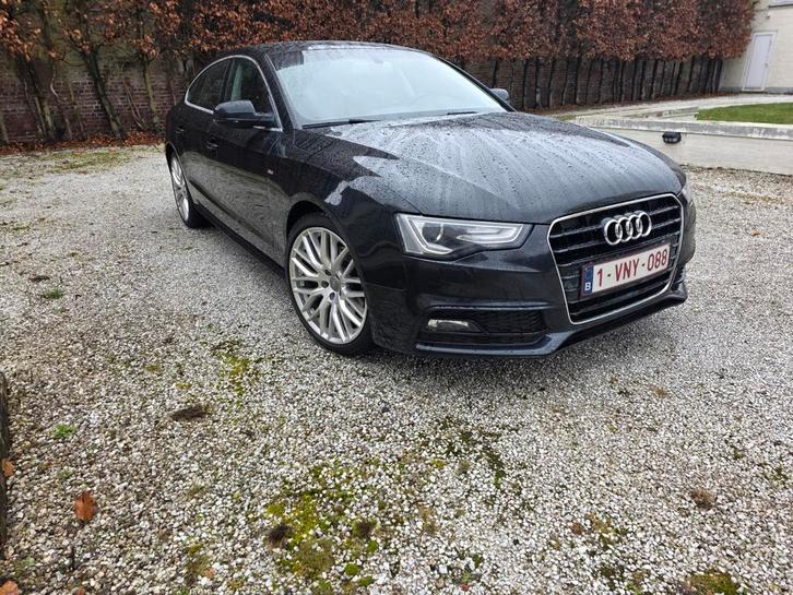 Audi A5 2.0 Sline Automaat Leder Euro 6b, Autos, Audi, Particulier, A5, ABS, Phares directionnels, Régulateur de distance, Airbags