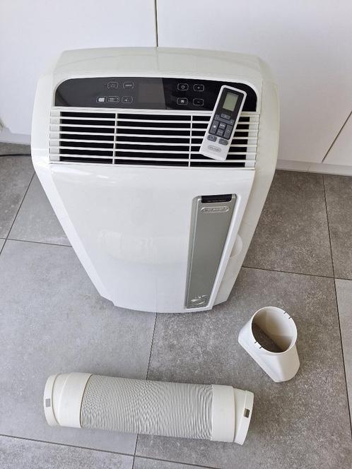 Mobiele airco Delonghi, Elektronische apparatuur, Airco's, Gebruikt, Mobiele airco, 60 tot 100 m³, 3 snelheden of meer, Koelen en Ontvochtigen