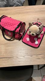 Handtas met hondje - set chiwawa, Ophalen of Verzenden, Zo goed als nieuw