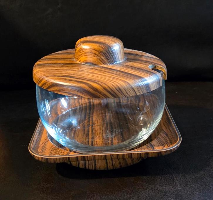 Vintage Robex Caleppio serveerster uit de jaren 70, Huis en Inrichting, Woonaccessoires | Overige, Zo goed als nieuw, Ophalen of Verzenden