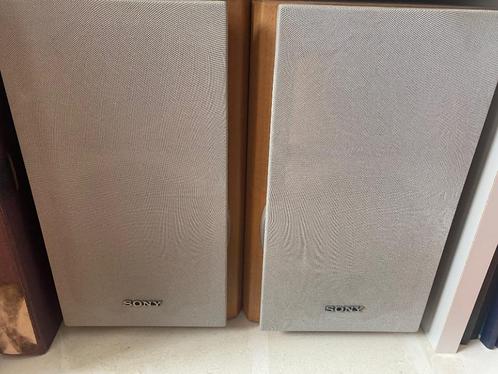 SONY-luidsprekerpaar model SS-CMD373, Audio, Tv en Foto, Luidsprekerboxen, Gebruikt, Front, Rear of Stereo speakers, 60 tot 120 watt