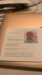 Brandweerman lommel, Verzamelen, Bidprentjes en Rouwkaarten, Ophalen of Verzenden, Bidprentje