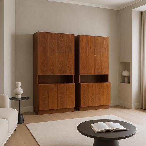 XXL vintage dressoir wandmeubel palissander design jaren '60, Huis en Inrichting, Kasten | Stellingkasten, Verzenden