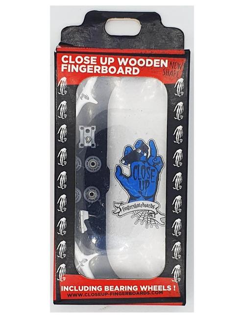 Close Up Wooden Fingerboard Riding Hand White Trucks, Verzamelen, Poppetjes en Figuurtjes, Zo goed als nieuw, Verzenden