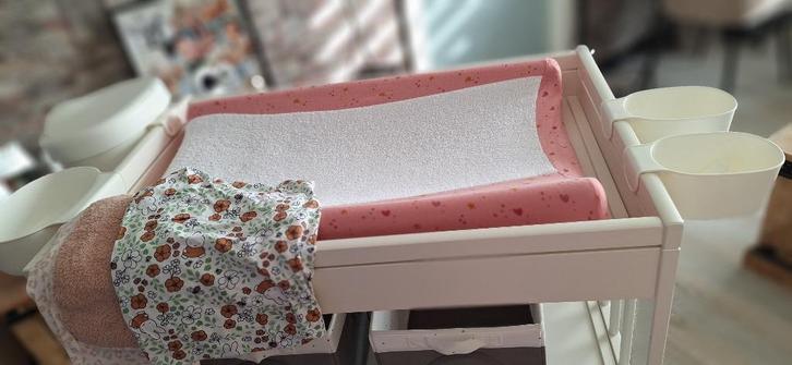 Ververstafel, Enfants & Bébés, Bains & Soins, Comme neuf, Coussin à langer, Enlèvement