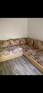 Bankstel, Huis en Inrichting, Zetels | Complete zithoeken, Ophalen, Zo goed als nieuw, Hout