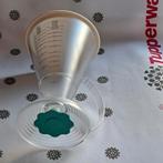 Tupperware maatbeker konisch 500 ml Nieuw, Maison & Meubles, Cuisine| Tupperware, Envoi, Neuf, Blanc