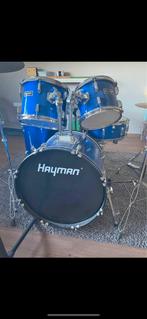 Drumstel hayman, Muziek en Instrumenten, Ophalen, Zo goed als nieuw