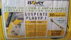 ISOVER SUSPENTE PLAGYP I, Neuf, Laine de verre, Isolation de toiture, Enlèvement