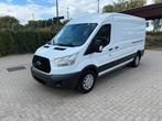 FORD TRANSIT 2.0 TDCI L3H2 AUTOMAAT 2018 144000KM AC KEURING, Auto's, Stof, Euro 6, USB, Wit