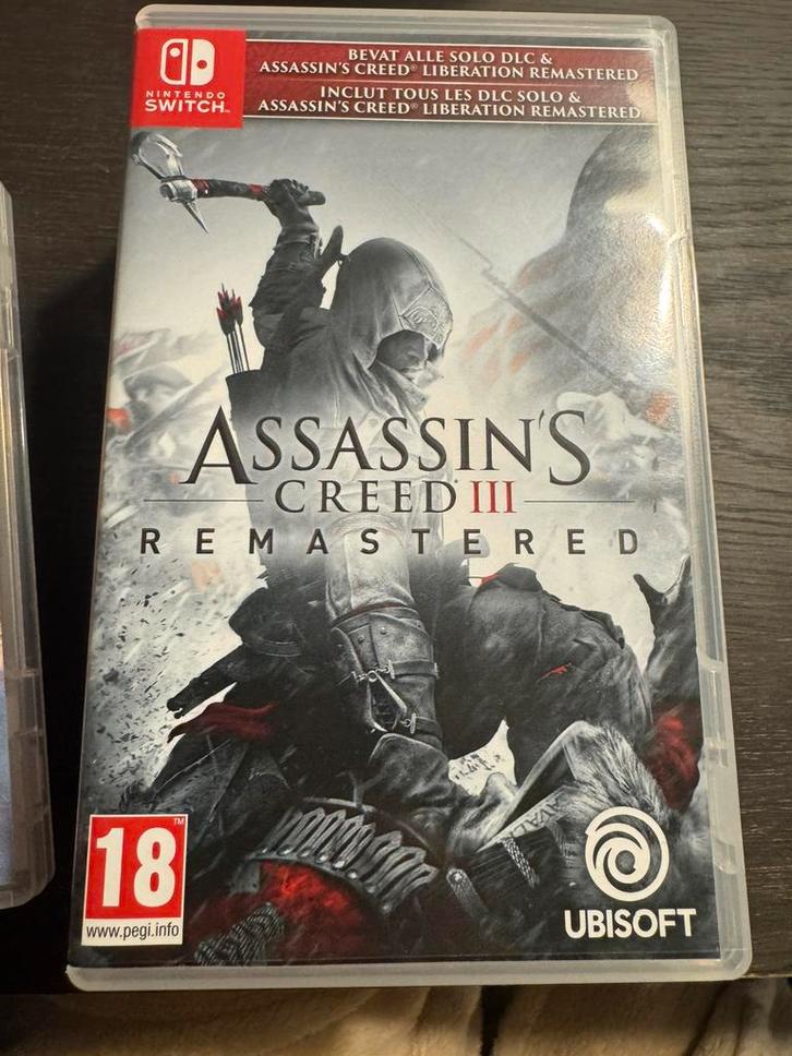 Assassin's Creed III Remastered, Games en Spelcomputers, Games | Nintendo Switch, Avontuur en Actie, Vanaf 18 jaar, Ophalen of Verzenden