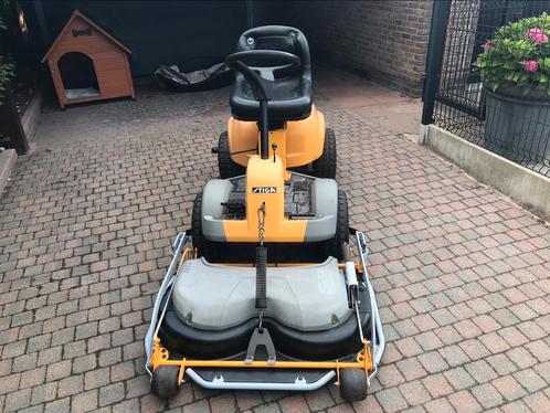 Stiga park, Tuin en Terras, Zitmaaiers, Gebruikt, 90 tot 120 cm, Elektrische starter, Mulchfunctie, Ophalen