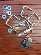 Poignées de porte en inox avec ferrures de porte magnétiques, Bricolage & Construction, Enlèvement