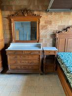 Antieke commode met spiegel., Antiek en Kunst, Ophalen