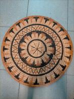 Panier mural africain tissé à la main vintage., Enlèvement ou Envoi