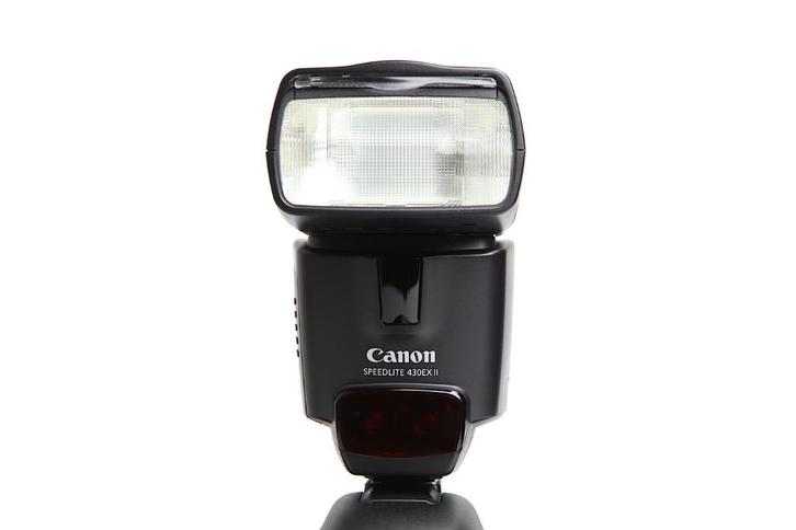 Canon Speedlite 430 EX II flitser met 1 jaar garantie, Audio, Tv en Foto, Foto | Flitsers, Zo goed als nieuw, Canon, Kantelbaar