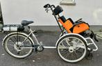 Huka Duet junior II rolstoelfiets eBike met Heinzmann, Fietsen en Brommers, Versnellingen, Zo goed als nieuw, Deels opvouwbaar