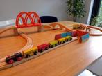 Houten speelgoedtrein, Ophalen, Gebruikt