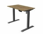 Zit sta bureau Move-1 100x60cm eiken - antraciet poten, Huis en Inrichting, Bureaus, Verzenden, Elektrisch, Nieuw, Bureau