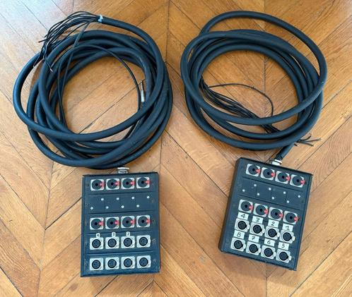 2 stage box multicore kabels 16 kanalen, Muziek en Instrumenten, Kabels en Stekkers, Zo goed als nieuw, Verzenden