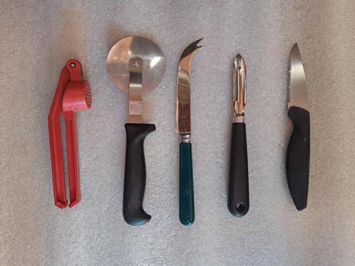 lot articles cuisine_presse ail, couteau, Huis en Inrichting, Keuken | Bestek, Gebruikt, Inox of Chroom, Ophalen of Verzenden