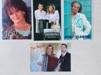 4 fotokaarten Vlaamse artiesten, Verzamelen, Muziek, Artiesten en Beroemdheden, Verzenden
