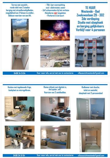 Vakantie appartement Middelkerke - Westende beschikbaar voor biedingen