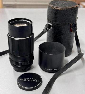Pentax Super Takumar 135mm lens set - F3.5 M42 + kap + tas beschikbaar voor biedingen