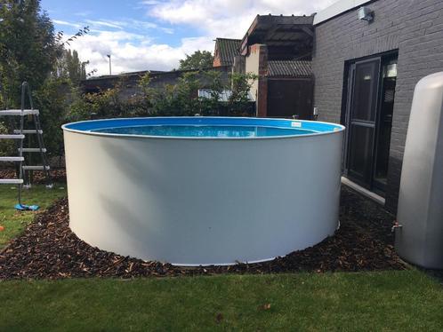 zwembad stalen wand diam 3.6m x 1.2m hoog, Tuin en Terras, Zwembaden, Gebruikt, Overige typen, 120 cm of meer, 200 tot 400 cm