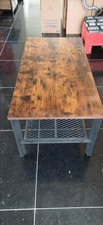 Salontafel industriele look, Huis en Inrichting, Tafels | Salontafels, Ophalen, Zo goed als nieuw
