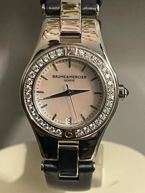 NIEUW Baume et Mercier dames horloge LINEA Diamonds -60%, Bijoux, Sacs & Beauté, Montres | Femmes, Neuf, Montre-bracelet, Acier