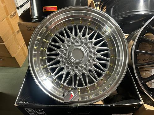 NIEUW 17inch JR BBS Style Velgen! 4x100 BMW E30 VW Golf Mini, Auto-onderdelen, Banden en Velgen, Banden en Velgen, 17 inch, Personenwagen