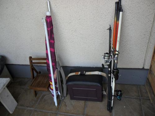 lot de peche, Watersport en Boten, Hengelsport | Algemeen, Gebruikt, Complete hengel, Ophalen