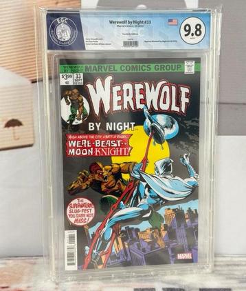 Comic EGC Grade 9.8 Werewolf by Night #33 Marvel Comics 2023 beschikbaar voor biedingen