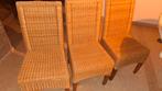 6 rotan eetkamerstoelen, Huis en Inrichting, Ophalen, Zo goed als nieuw