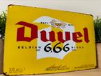Metalen reclamebord Duvel, Ophalen of Verzenden, Nieuw, Reclamebord, Plaat of Schild, Duvel