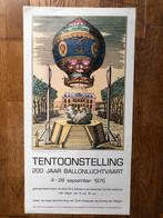 Affiche 200 jaar ballonvaart Sint-Niklaas, Verzamelen, Ophalen, Zo goed als nieuw