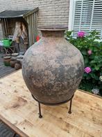 2 Unieke Antieke Wijn Kruiken afkomstig uit India, Antiek en Kunst, Ophalen of Verzenden