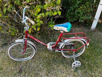 Vintage kinderfiets Flandria met zijwieltjes beschikbaar voor biedingen