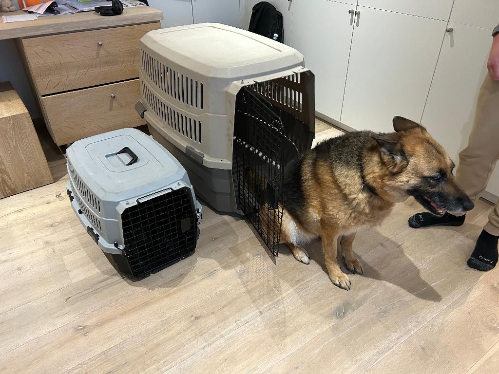 kooien (size hond <8kg + <45kg) / mandje (size hond <8kg), Animaux & Accessoires, Enlèvement, Utilisé