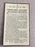 Oorlogsslachtoffer G.D’Hulster Klerken 1922 +Koksijde 1944, Verzamelen, Bidprentjes en Rouwkaarten, Verzenden, Bidprentje