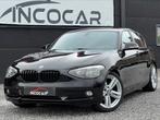 BMW 114 i * GPS, sensoren, airconditioning, stoelverwarming,, 75 kW, 1 Reeks, 4 cilinders, Leder