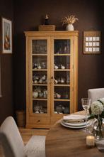 Vitrine en cérusé, Maison & Meubles, Enlèvement, Comme neuf, Avec porte(s)